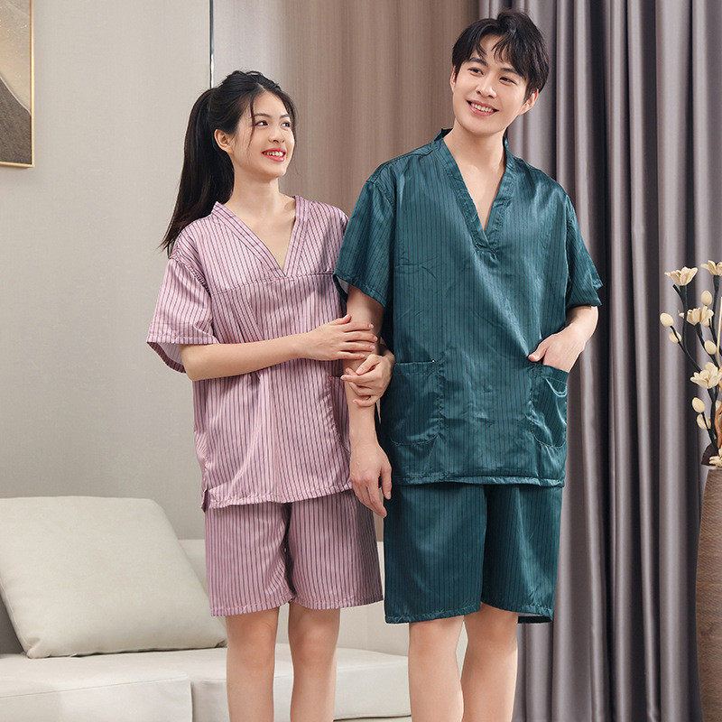 高档汗蒸服女艾灸服桑拿服男士按摩足浴服酒店浴衣理疗服厂家