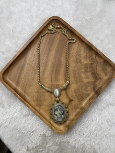 青岛中古vintage复古宫廷风项链耳饰