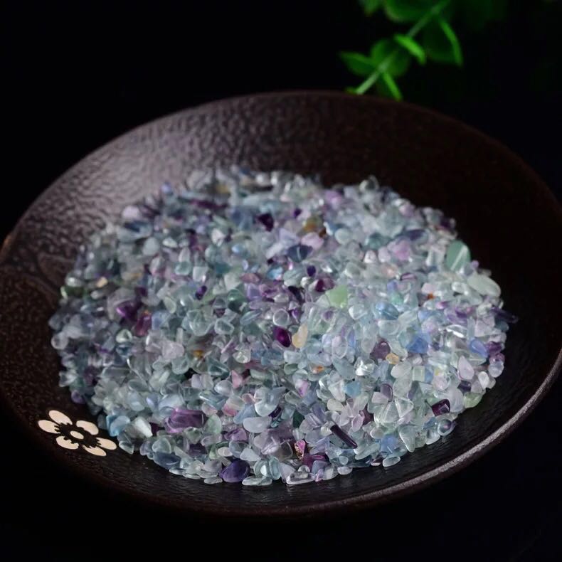 七彩美甲供佛消磁水晶石件包邮