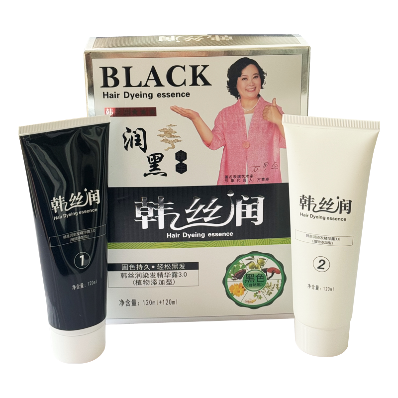 韩丝润一洗黑清水洗白发