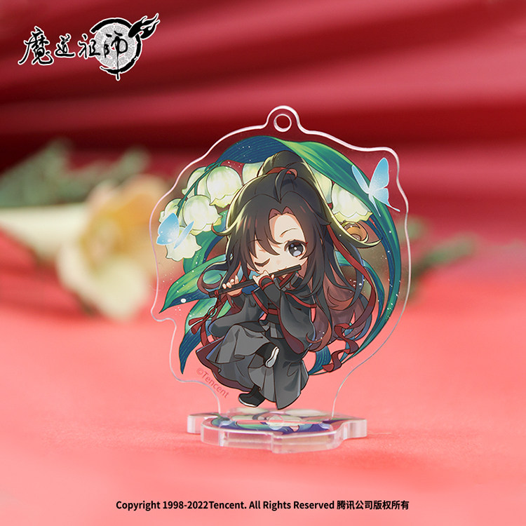 官方正版魔道祖师动画周边小立牌动漫魏无羡蓝忘机音乐会q版挂件