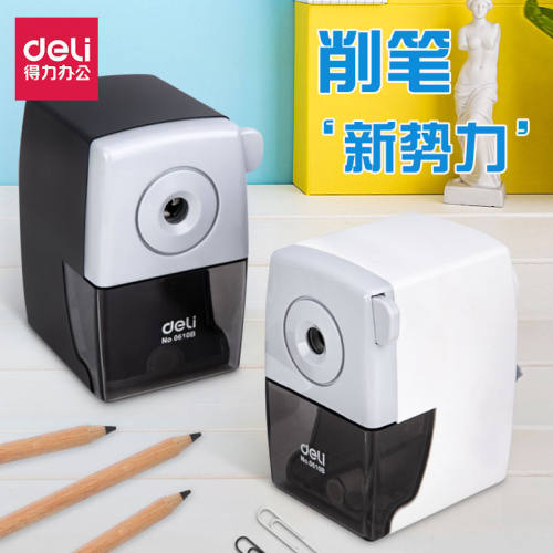 得力卷笔刀手动转笔刀削笔刀手摇