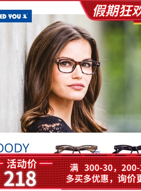 伍迪德国爱你优I NEED YOU老花镜怀旧款弹性镜腿高清防刮镜片