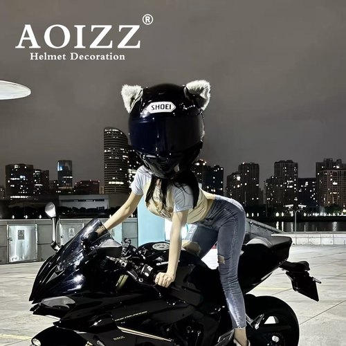 超毛绒立体猫耳朵头饰装饰