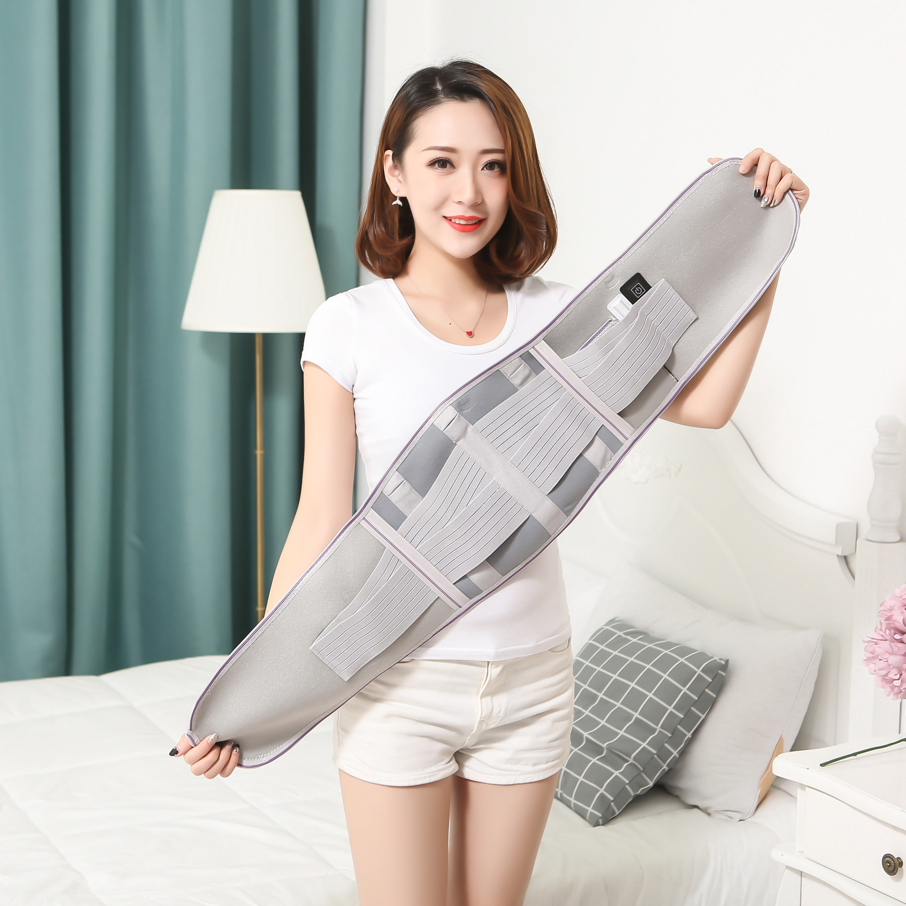 大姨妈痛肚子疼暖宫腰带暖胃电加热艾灸包腰部热敷袋发热暖护腰