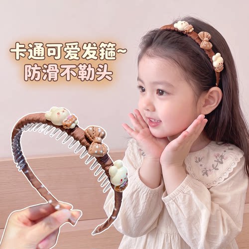 宝宝小兔蝴蝶结不勒发箍