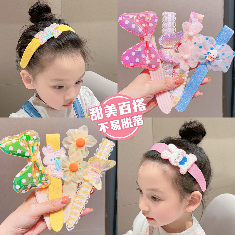 儿童碎发魔术贴发箍女童发