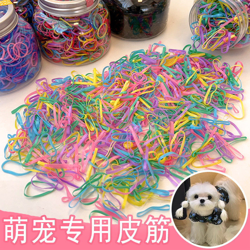 狗狗专用一次性小皮筋约克夏马尔济斯扎头发不伤毛宠物发饰小发绳,宠物/宠物食品及用品,发饰/头饰,淘宝优惠券,粉丝福利购,淘宝优惠卷
