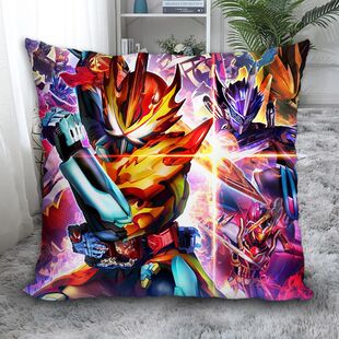 假面骑士shf平成骑士周边抱枕双面来图定制做DIY学生方形靠垫礼物