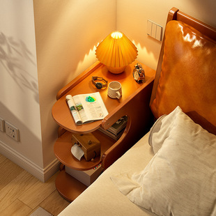 床头柜夹缝储物柜小型家用卧室床边侧边柜出租房用整理收纳置物架