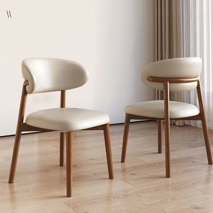 现代简约实木餐椅网红北欧家用靠背椅子酒店餐桌轻奢休闲餐厅椅凳