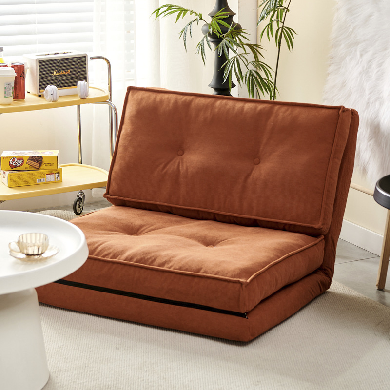 懒人沙发床客厅两用单人沙发小户型家用奶油风可躺可睡折叠沙发