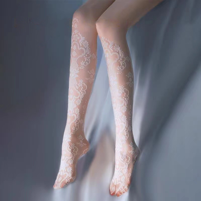 薄款防勾丝长筒连裤袜丝袜