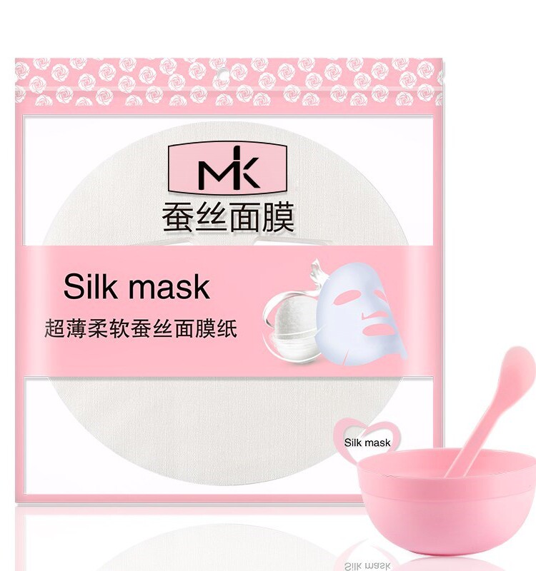 面膜纸 蚕丝 超薄 一次性 100片正品蚕丝面膜纸补水水疗干面膜纸