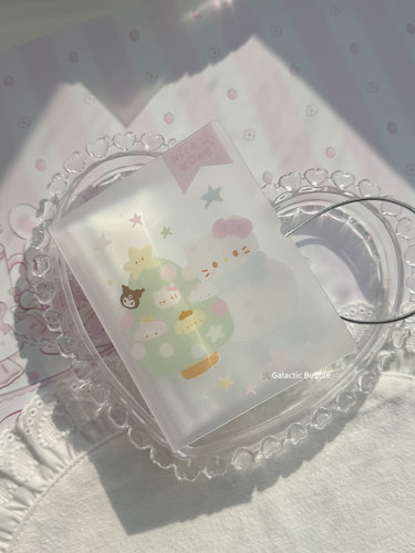 可爱64卡位3寸拍立得收纳册透明磨砂材质收纳小红书同款推荐