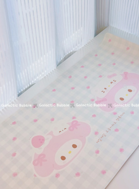 原创设计可爱小美桌垫学习桌垫鼠标垫pu皮革家居博主同款