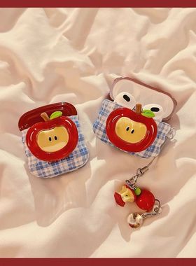 ins立体大苹果适用华为FreeBudsSE2华为蓝牙耳机套freebies se2新适用于