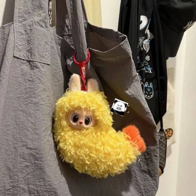 17cm拉布布“炸虾天罗妇”娃衣一三代站姿Labubu挂件衣服换装着替