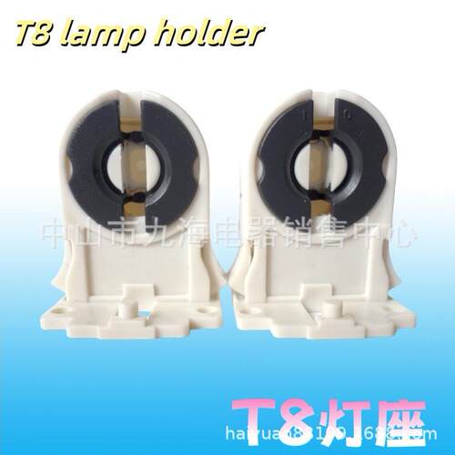 T8日光灯管用老化灯座 G13荧光灯支架灯座 T8双孔LED灯管老化灯座
