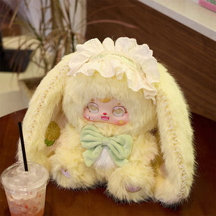 怪咖潮玩 商场同款 三小毛兔兔精灵大体毛绒盲盒2025新款动漫周边
