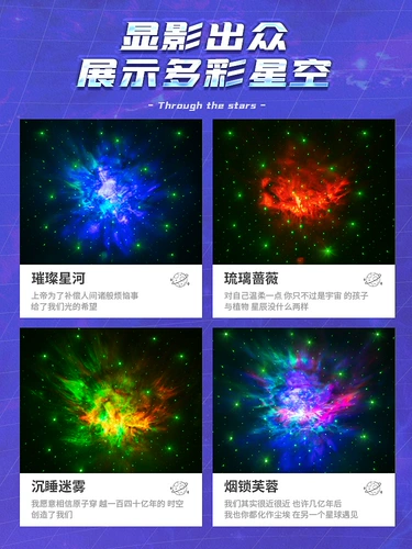 Космическая звездная проекция, проектор, ночник, настольная лампа для детской комнаты для мальчиков, подарок на день рождения
