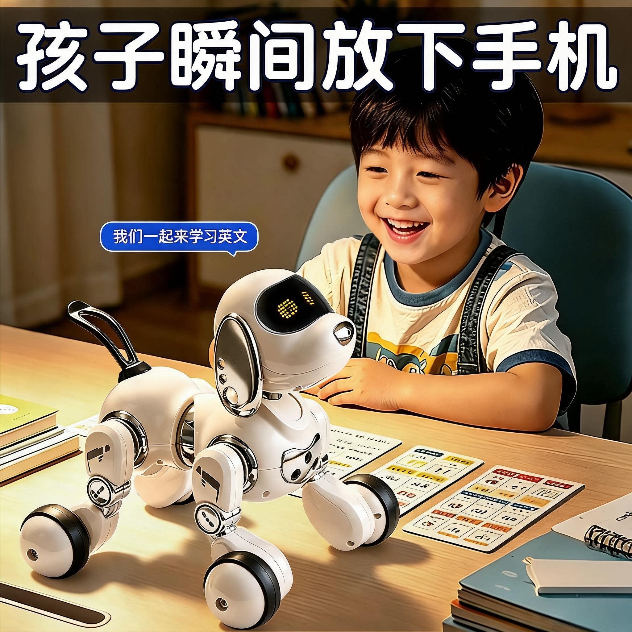生日礼物男孩儿童玩具ai人工智能机器狗陪伴1到3周岁2026新款实用