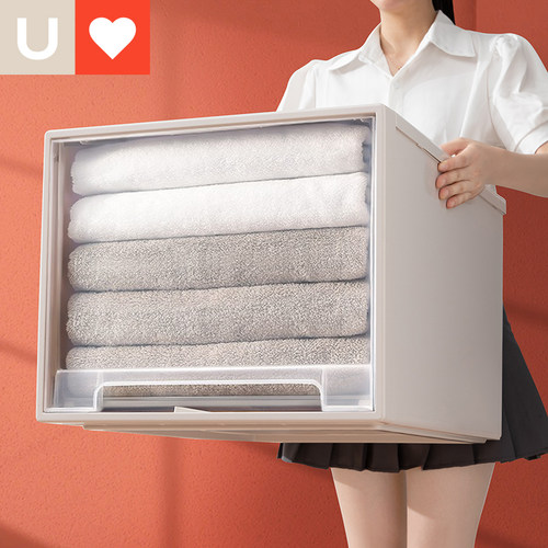 抽屉式收纳箱家用衣柜衣服整理箱