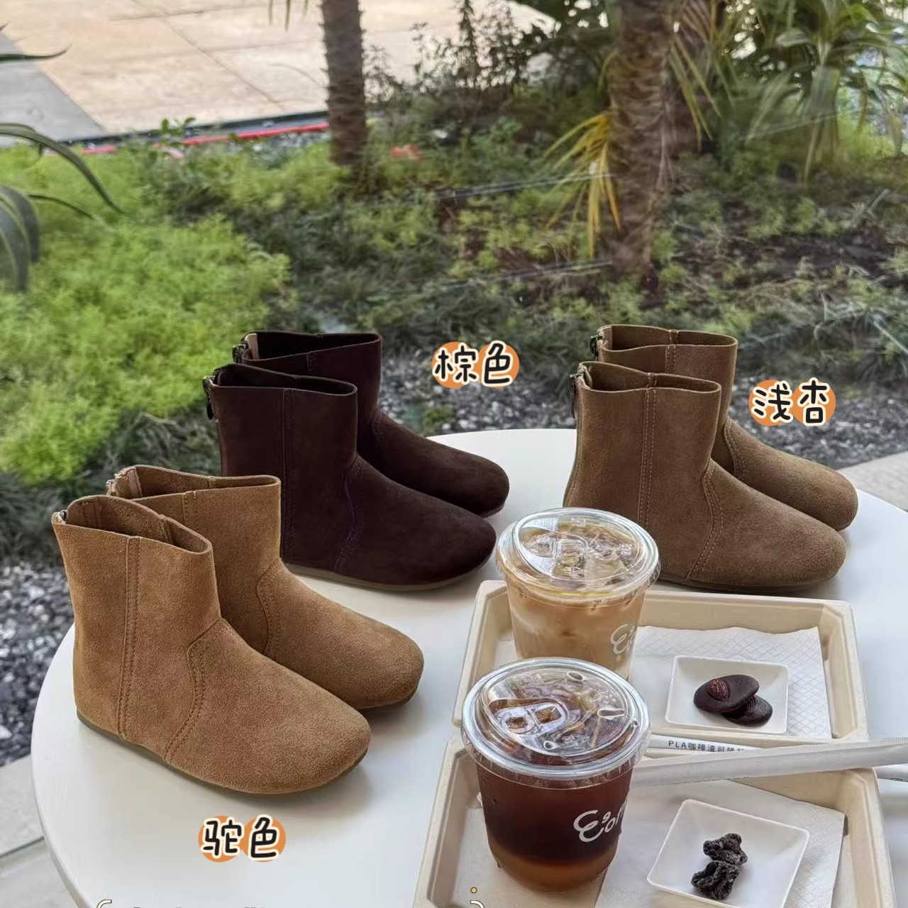 女童百搭新款复古短靴