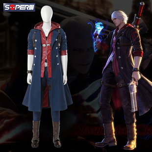 super漫鬼泣4 尼禄Devil May Cry 4游戏同款全套cosplay表演服男