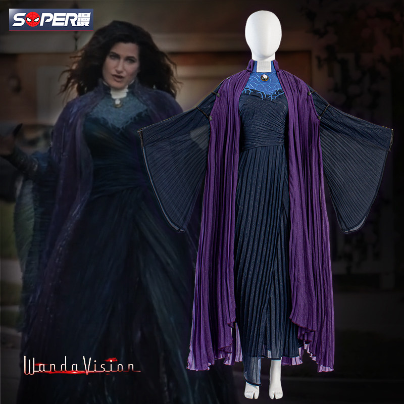 旺达幻视阿加莎-agatha harkness全套女巫boss邻居cosplay服装女