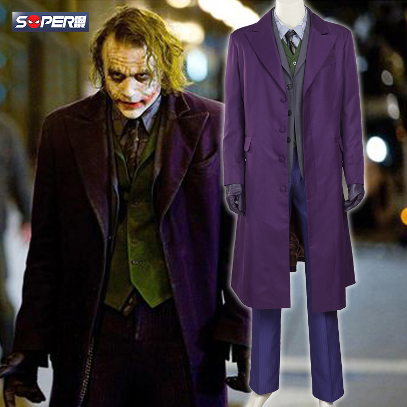蝙蝠侠希斯莱杰小丑cos西服