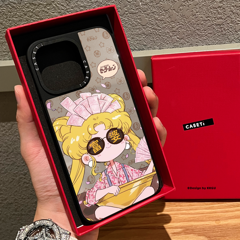 C家联名富婆美少女适用苹果16promax手机壳iphone17pro磁吸MagSafe保护套15plus甜酷少女14日韩网红13闺蜜款