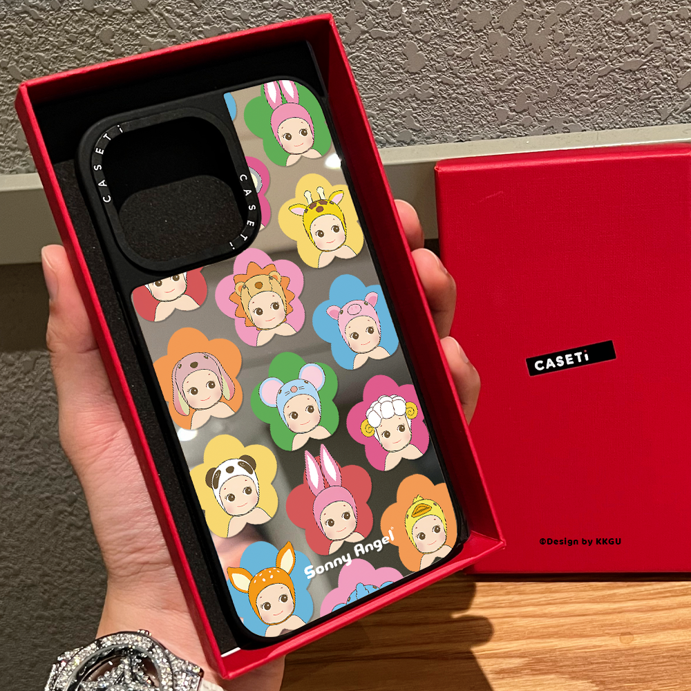 C家联名SONNY ANGEL天使宝贝Wild Heaven适用iphone16pro手机壳17promax苹果15plus磁吸MagSafe镜面14趣味13