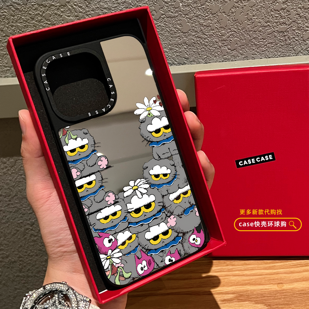 潮牌权志龙ZOA灰猫限定适用iphone17promax手机壳16pro苹果15磁吸MagSafe镜面14plus趣味13卡通12情侣保护套,3C数码配件,手机保护套/壳,淘宝优惠券,粉丝福利购,淘宝优惠卷