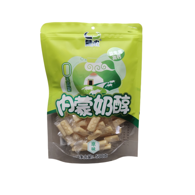 内蒙古蒙浓奶醇奶条袋装休闲零食营养健康奶制品500g原味奶酪