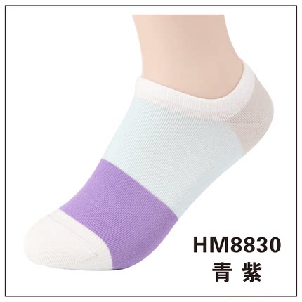和亨袜业春夏新款女袜短筒低帮浅口隐形网眼船袜四季棉袜女C