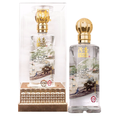 山西杏花汾杏53度1988高度白酒