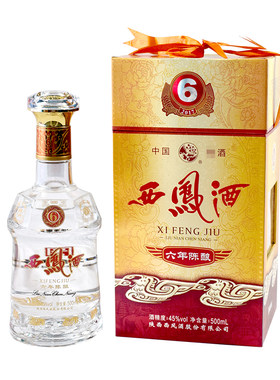 六年陈酿45度绵柔凤香型6年西凤