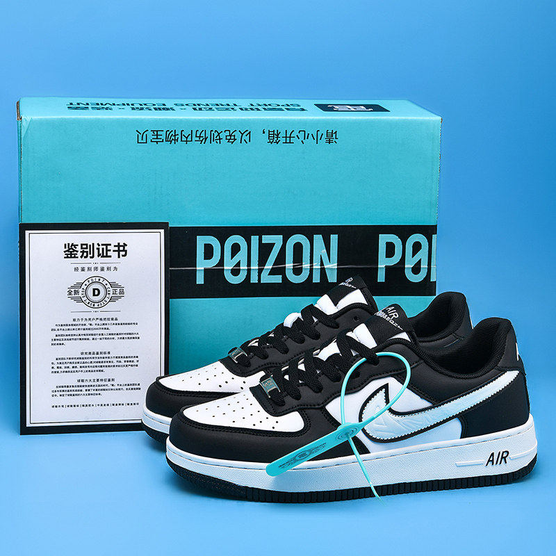 aj1板鞋低帮黑白熊猫空军一号男女运动鞋防滑耐磨dunk情侣篮球鞋