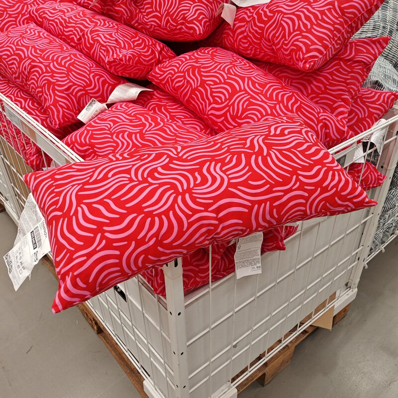 IKEA宜家正品桑德莫特靠垫床上护腰靠枕车载简约长条抱枕宿舍枕头
