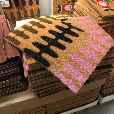宜家正品甘格塔椰壳纤维门垫