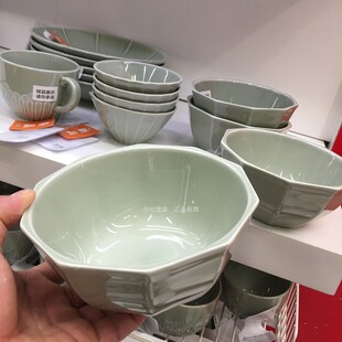 IKEA宜家正品斯特里米格碗纯色加厚石瓷家用吃饭碗创意个性小汤碗