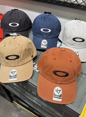 正品Oakley X 47Brand欧克利联名合作款做旧水洗美式复古棒球帽
