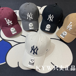 西班牙购回 正品美版47 Brand大标软顶水洗做旧复古棒球帽鸭舌帽