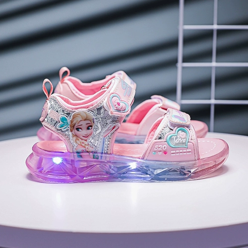 Летние модные сандалии для принцессы, детские нескользящие туфли, 2022, подходит для подростков