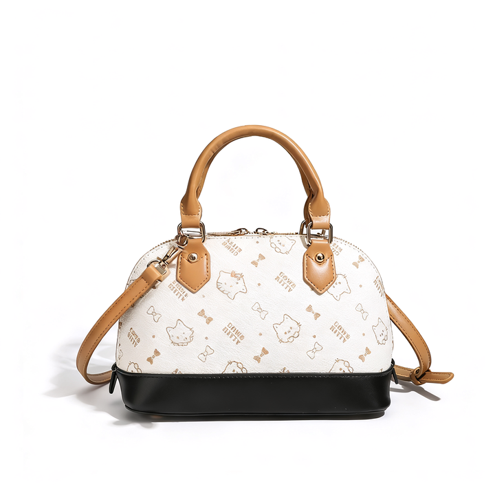 chaofanji联名cow kity可爱卡通猫头包包女轻奢小众设计手提包