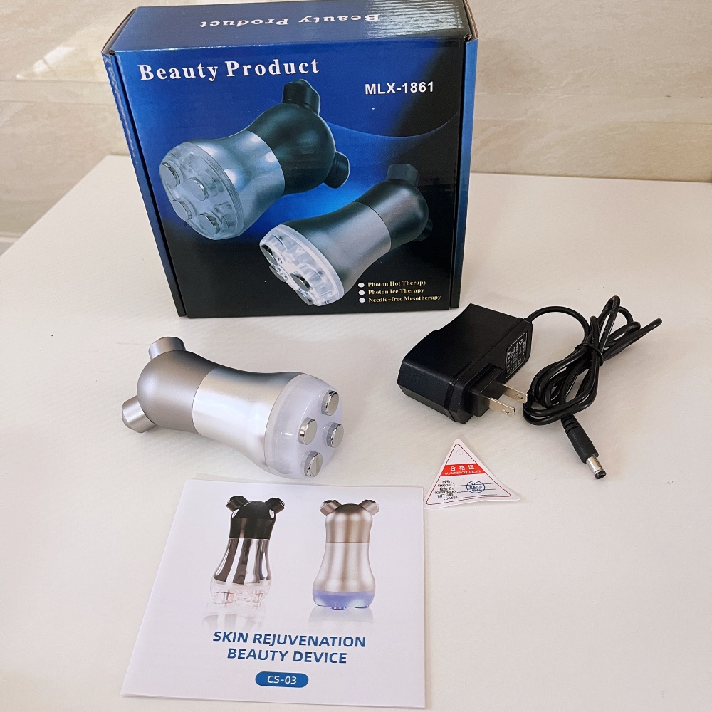 家用电泳仪脸部紧致美容仪光子美肤仪微电流导入仪无针美塑仪彩光