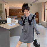 221新款娃娃领连衣裙221-2356P115K168，女装连衣裙，2B148