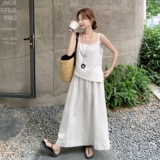 新款无袖背心半身裙套装221-9902P145K228，女装套装/套裙，2B148