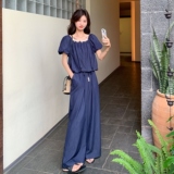 新款藏青色波西米亚风套装长款221-987P165K228，女装套装/套裙，2B148